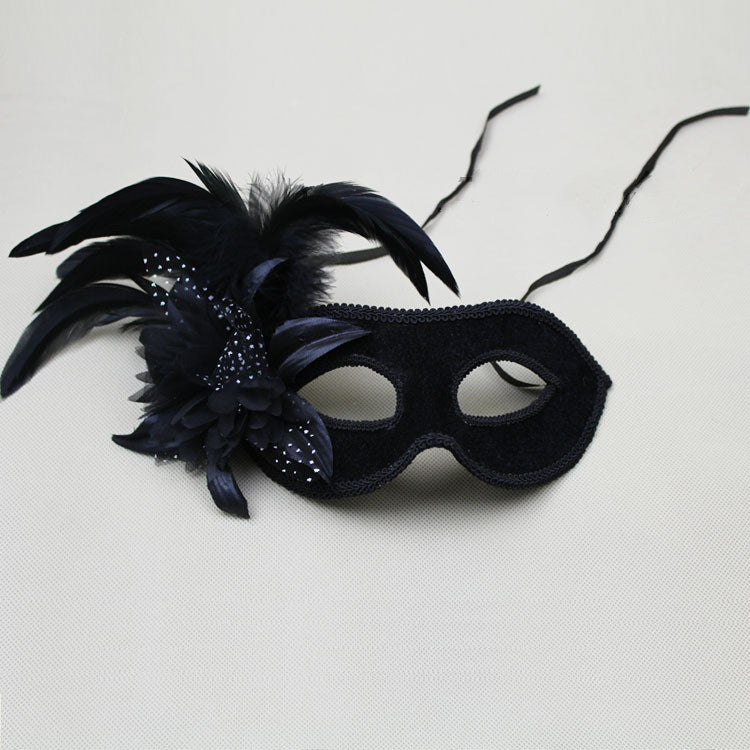 Fashion Feather Mask for Halloween and Party Events