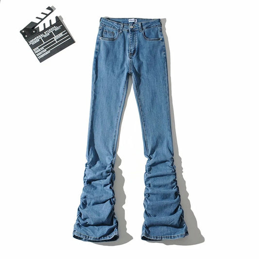Women's Skinny Denim Mop Jeans