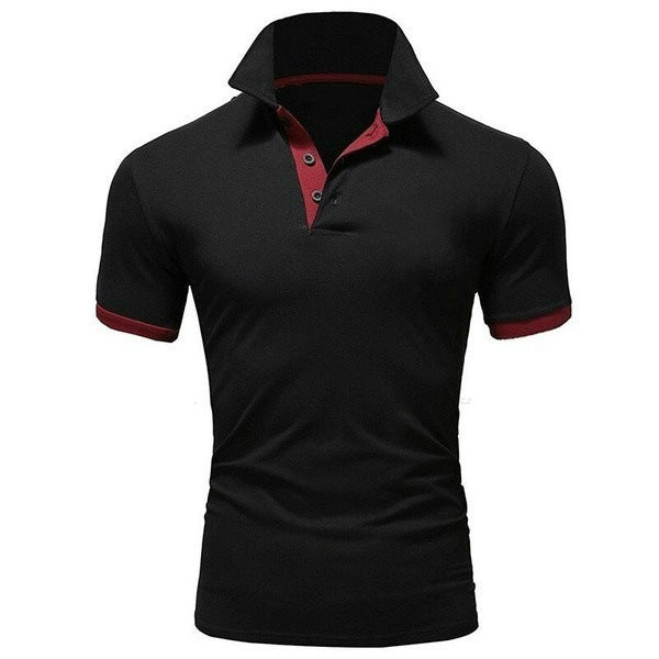 Men's Casual Cotton Polo Shirt for Meetings and Events