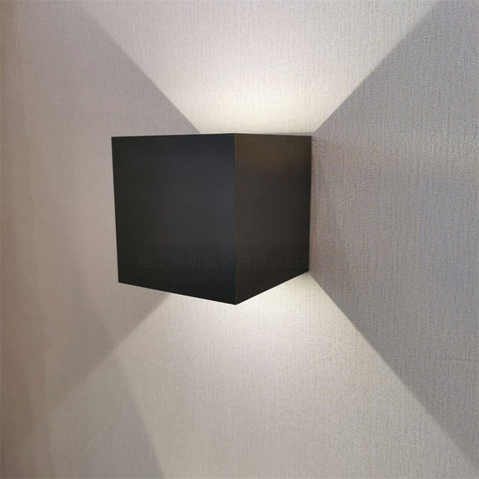 Creative Adjustable LED Square Wall Light for Outdoors