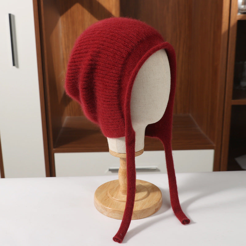 Diamond-Shaped Cashmere Hat for Men and Women
