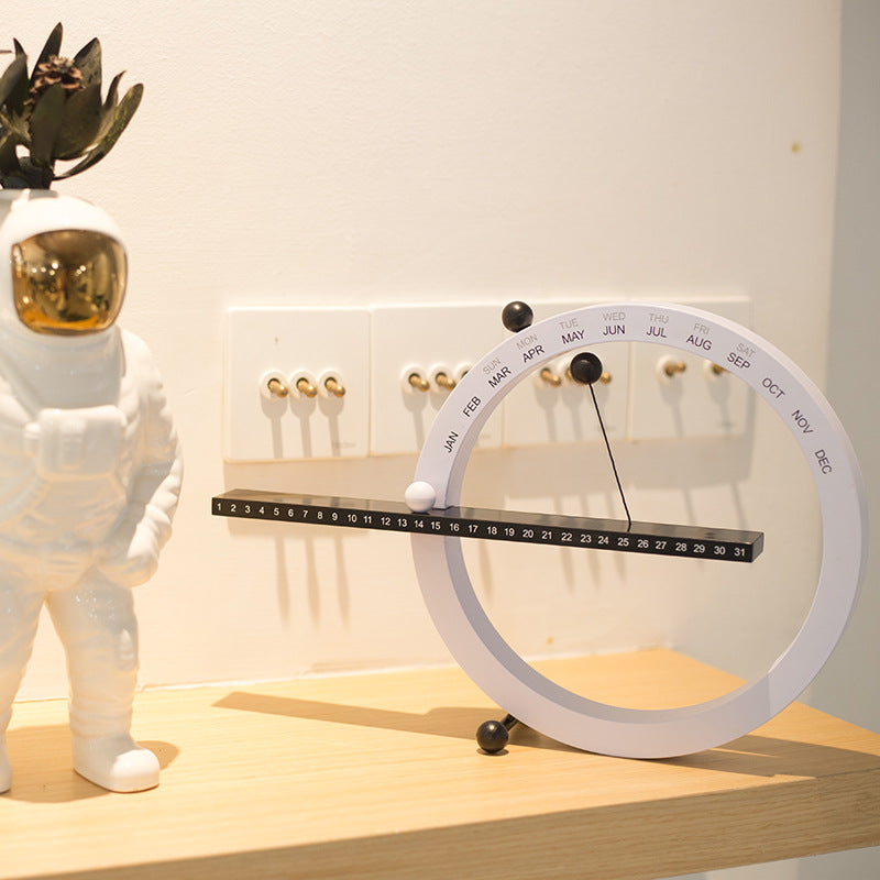Creative Manual Calendar and Magnetic Desk Decor