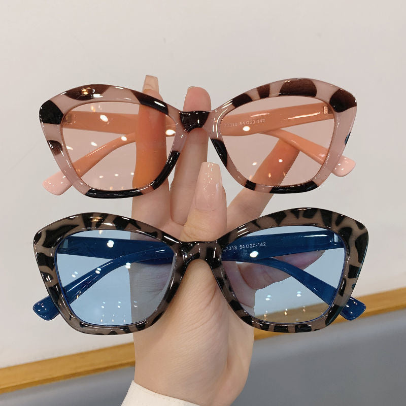 Retro Cat Eye Leopard Print Sunglasses for Couples