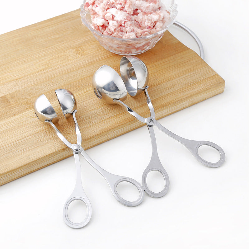 Stainless Steel Meatball Maker Tool for Kitchen Use