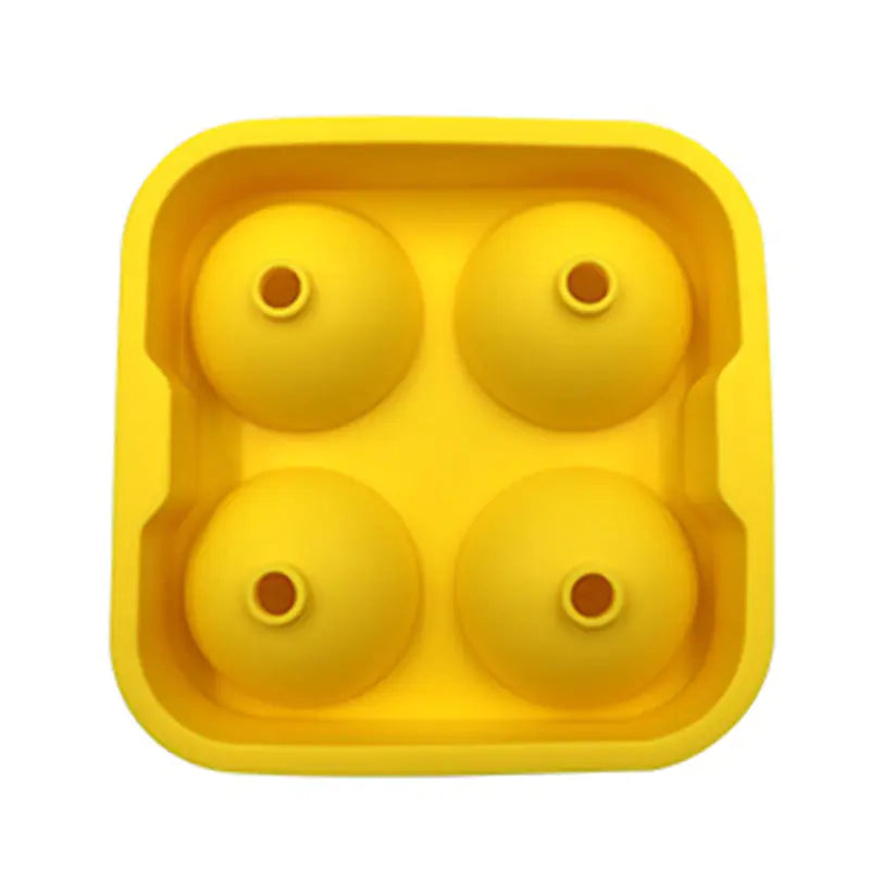 Moule à glaçons sphériques 4 cavités en silicone