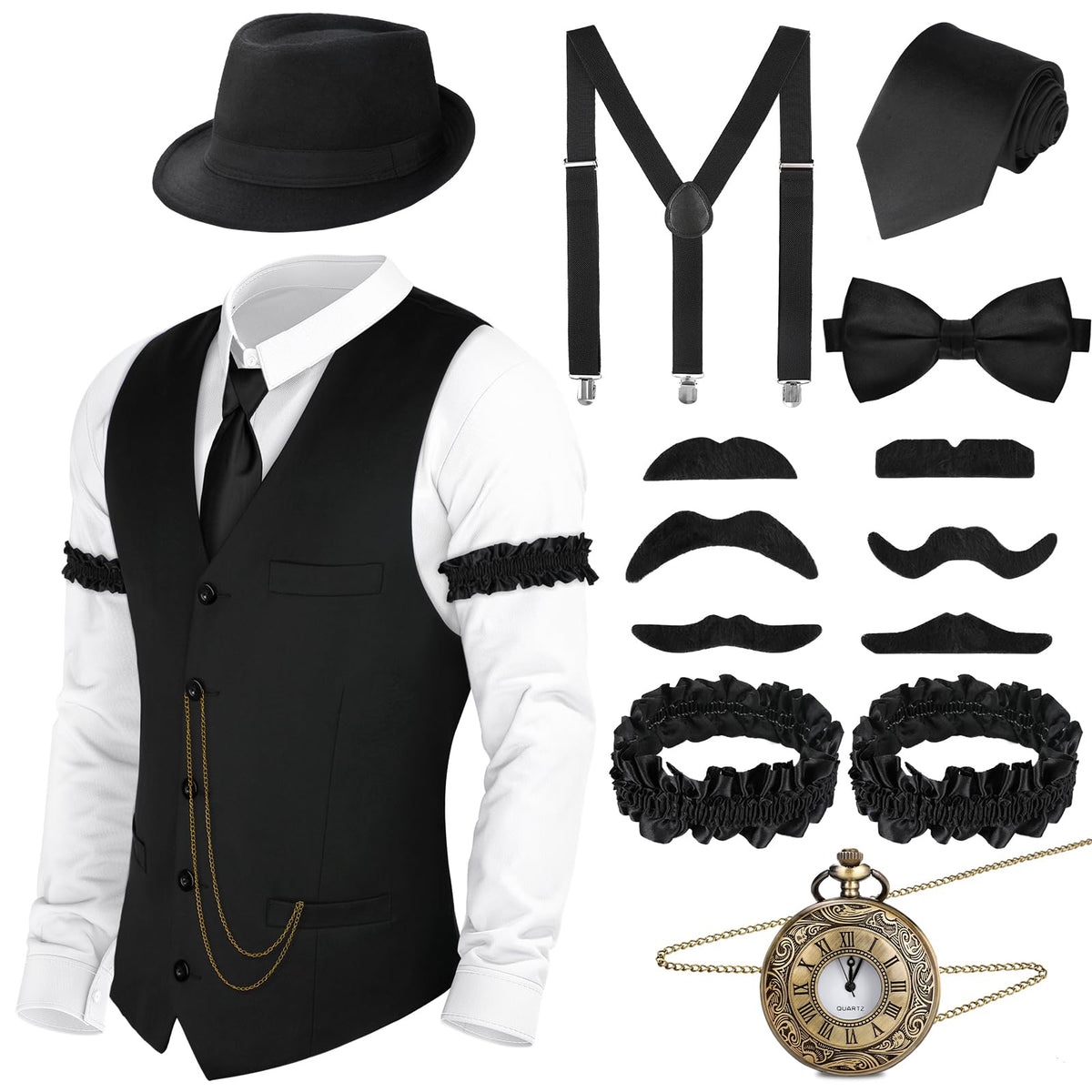 Men's Roaring 20s Gangster's Costumes