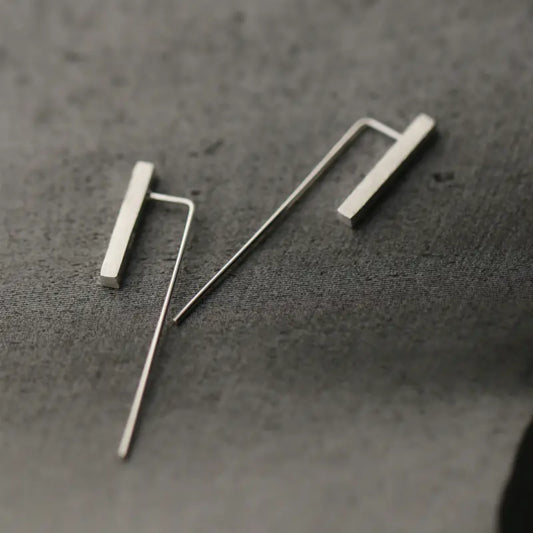 Minimalist Sterling Silver Stud Earrings