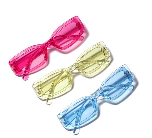 Candy Color Square Sunglasses for Men and Women