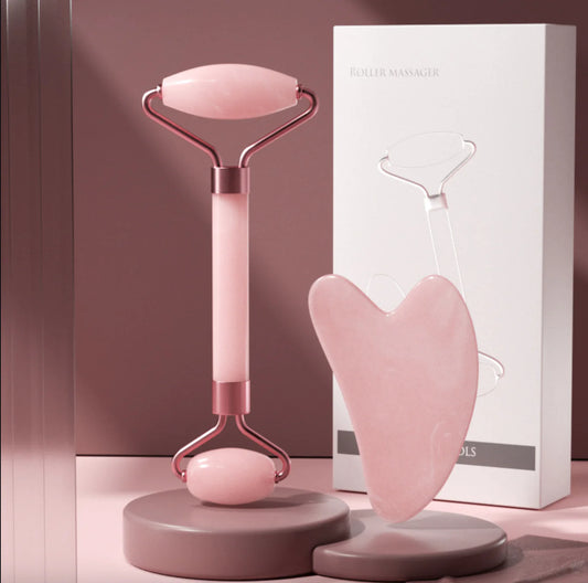 Kit de massage et de raclage du visage