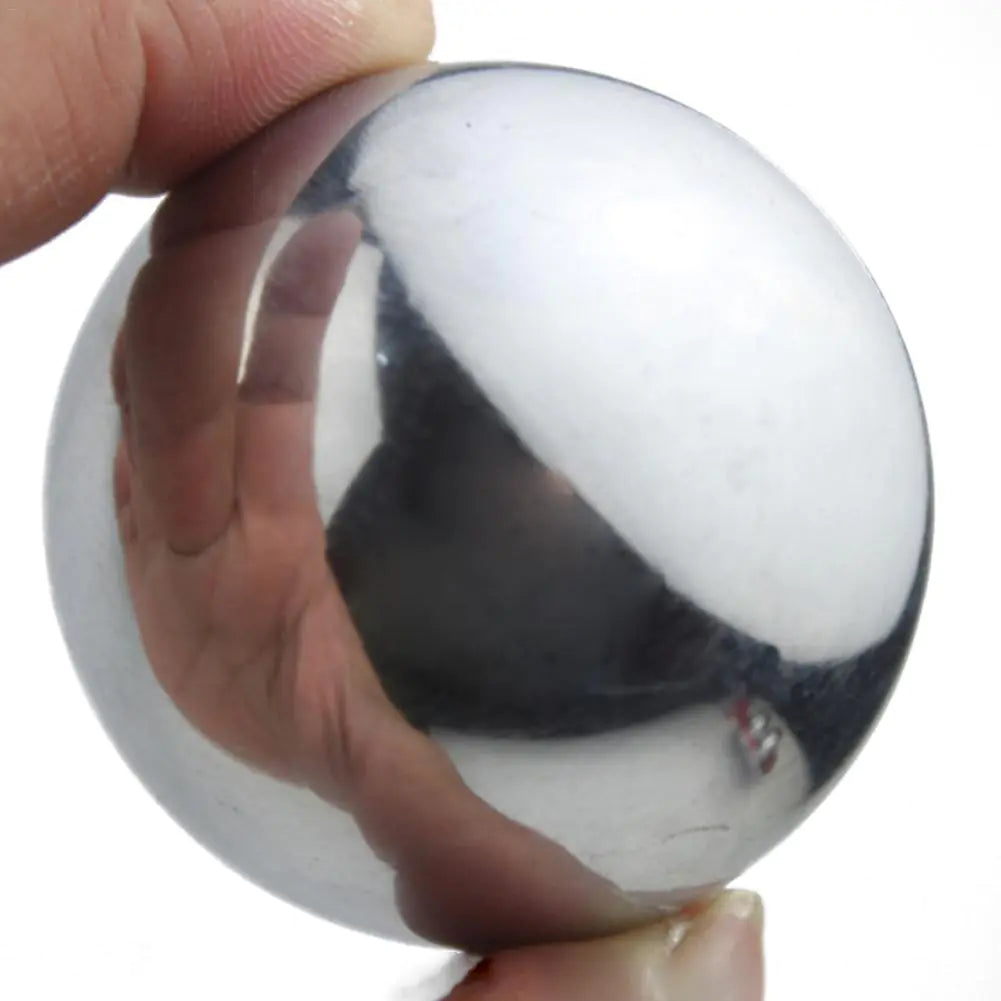 Boule de fitness creuse en acier inoxydable, Boule de main en acier