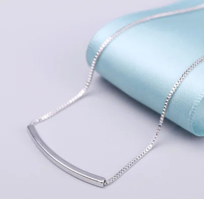 Stunning Curved Tube Necklace