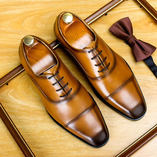Men's Top Layer Cowhide Leather Formal Shoes