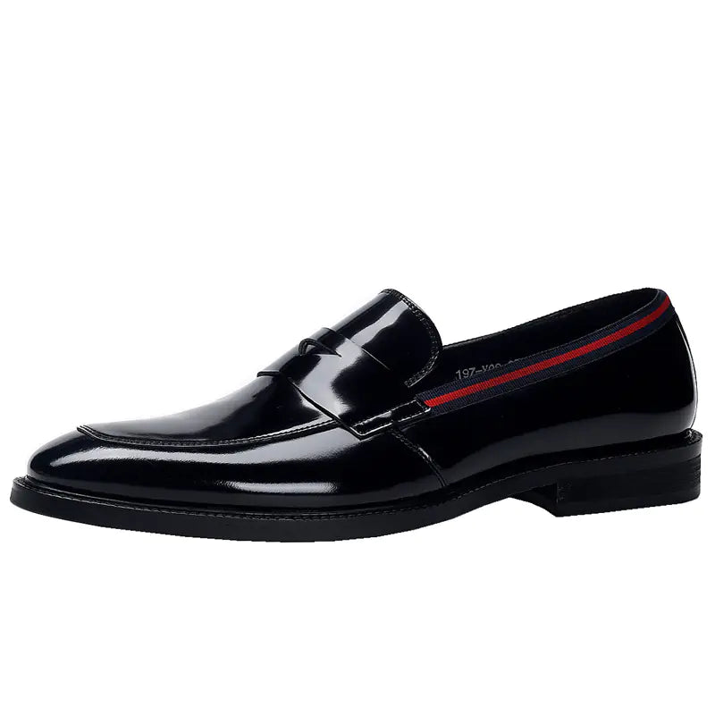 Chaussures Richelieu britanniques pour hommes avec empiècements