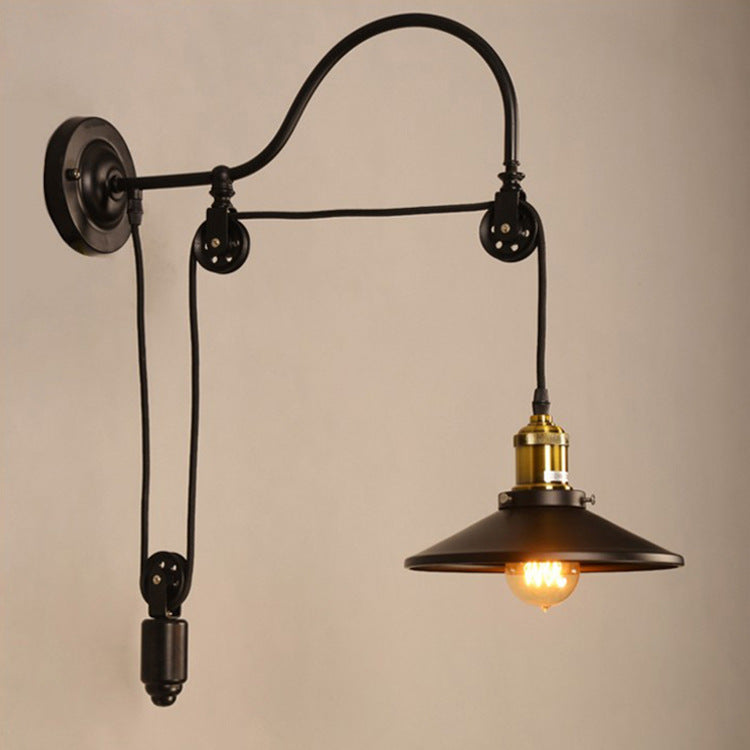 Applique murale industrielle vintage