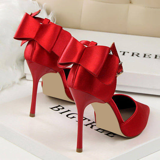 Korean Style Sweet Stiletto High Heel Women's Shoes
