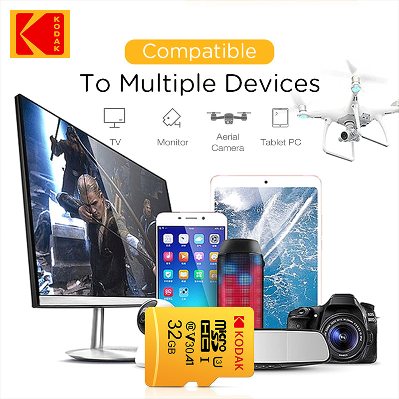 Carte Micro SD KODAK EVO Plus 128 Go UHS-I 4K
