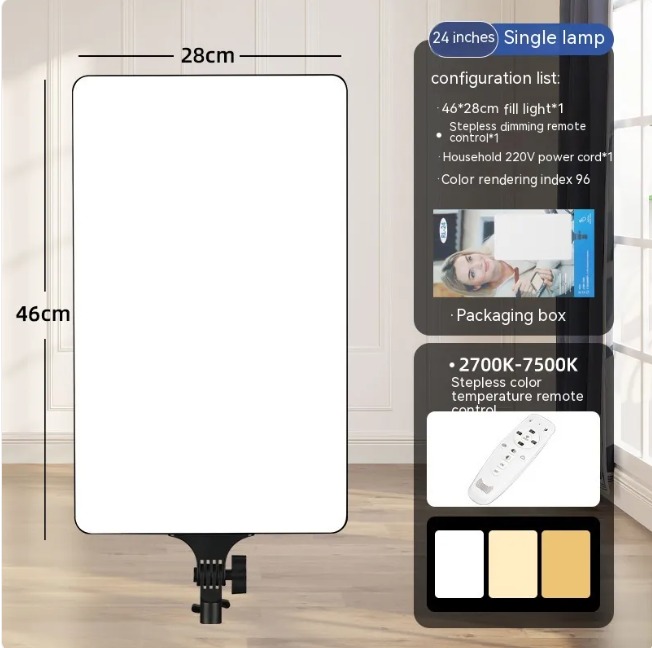 BrightView Selfie Light with Large Display