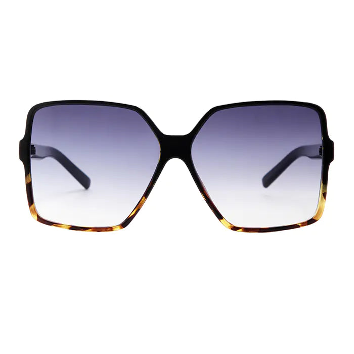 Large Frame Vintage Square Sunglasses for Driving