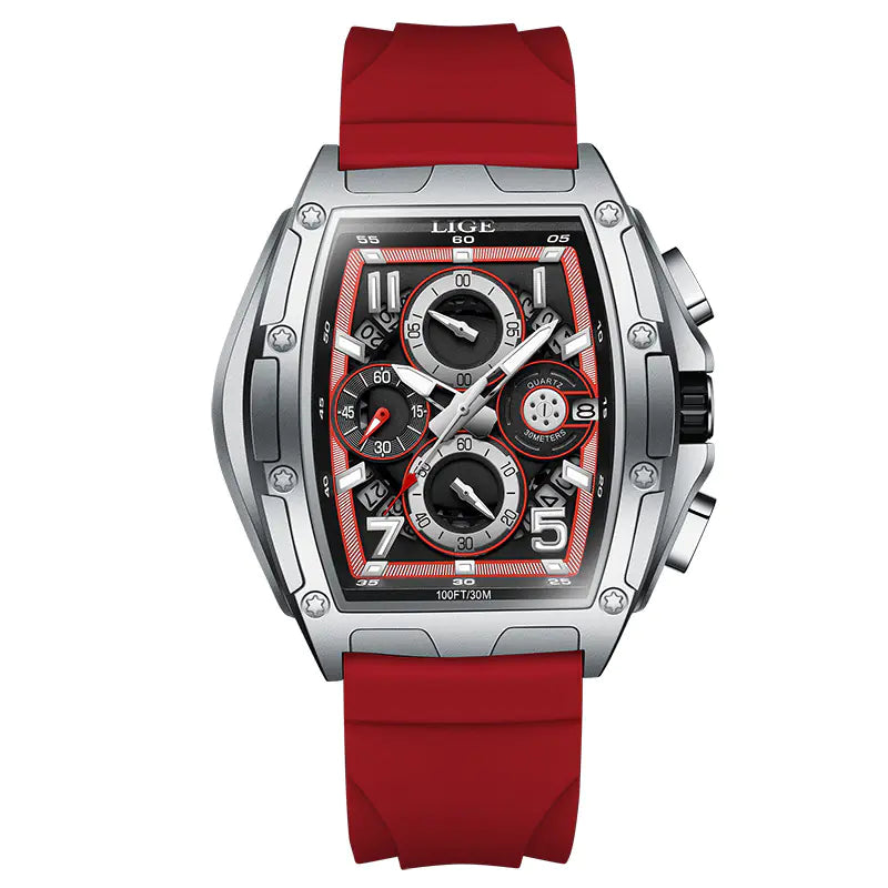 Men's Waterproof Multi-Functional Sports Watch by LIGE