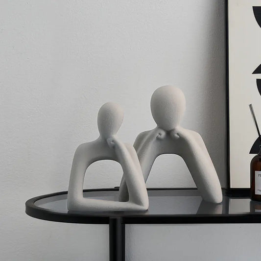 Décoration Moderne Minimaliste Figurines Abstraites Couple
