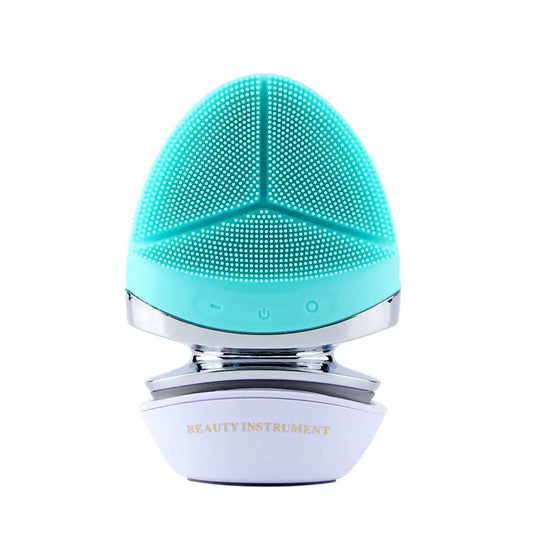 New Electric Silicone Facial Cleansing Brush Device