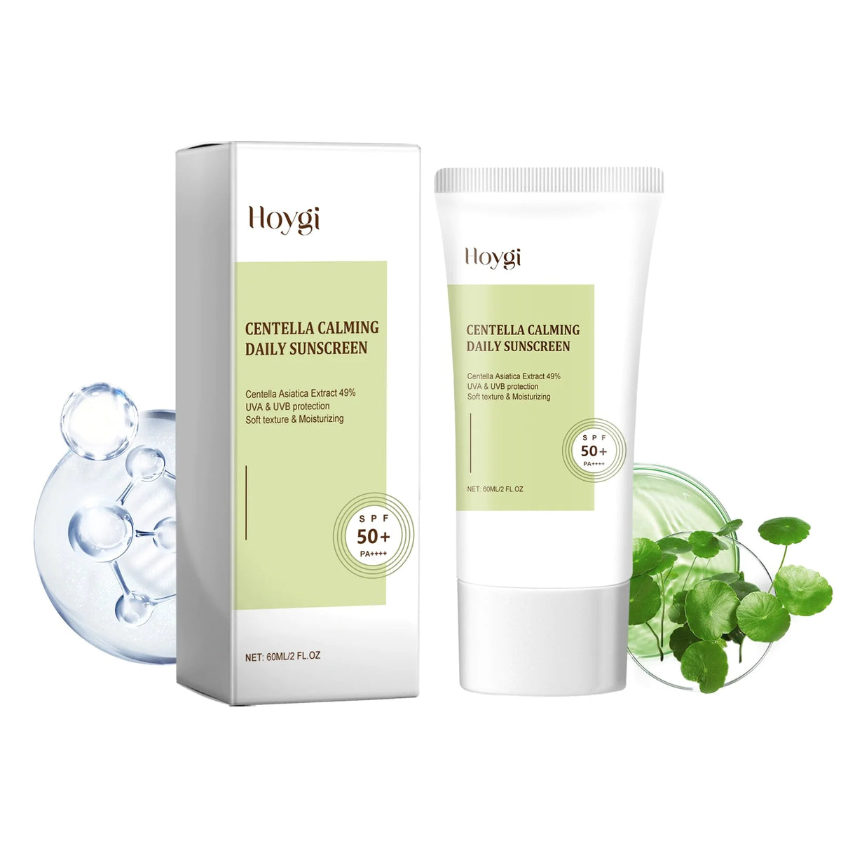 Écran solaire quotidien apaisant à la Centella – Hydratant à large spectre SPF