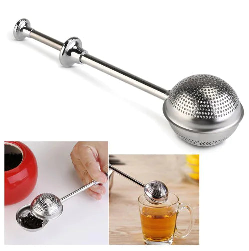 Infuseur à thé avec système de pressage