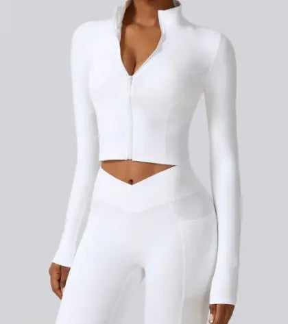 Veste de yoga à manches longues