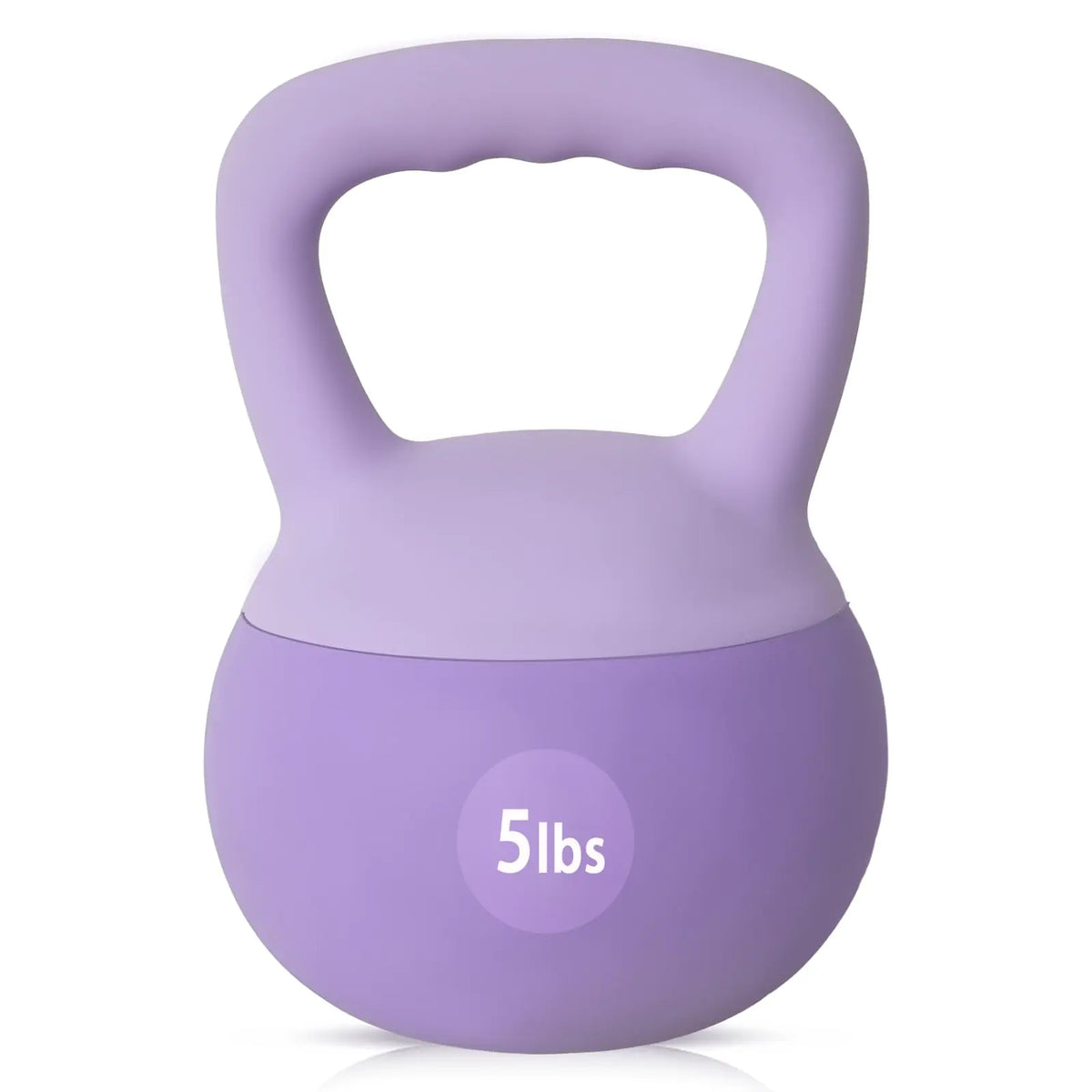 SogesPower Kettlebells Souples Remplies de Sable et de Fer pour Musculation, Poids Anti-Choc avec Poignée Large, Kettlebells Souples pour Fitness, Domicile, Femmes, Hommes, Enfants, 2,27 kg, Violet