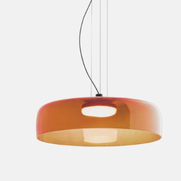Suspension en verre style nordique (une pièce)