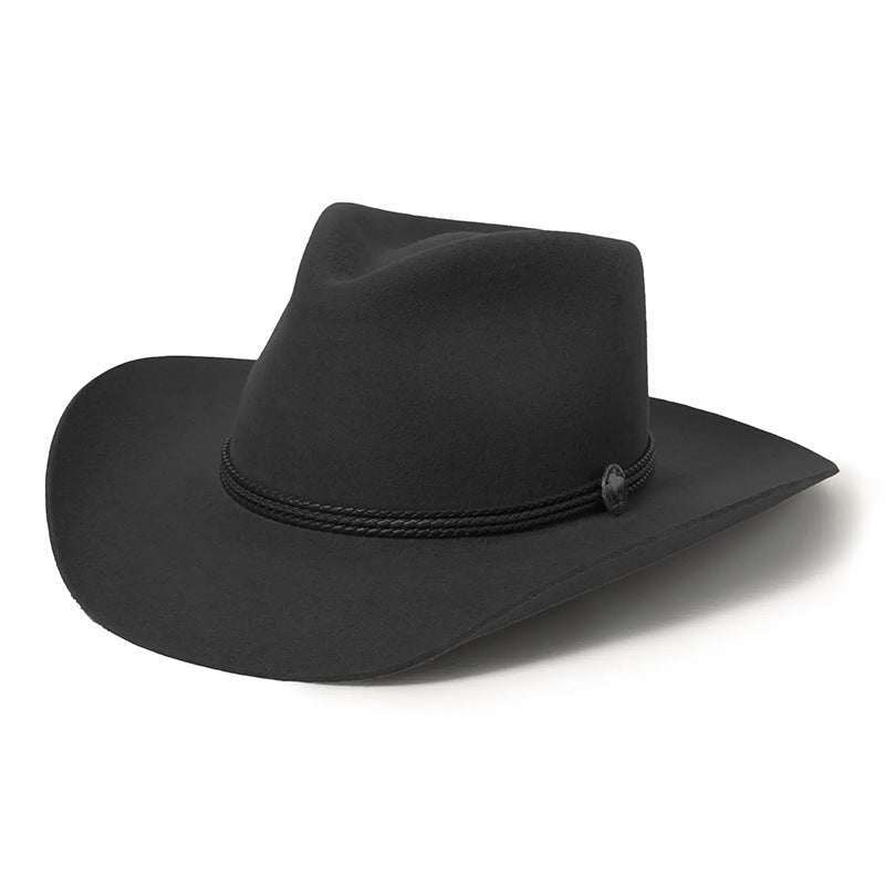 New Cross-Border Wide Brim Cowboy Jazz Hat
