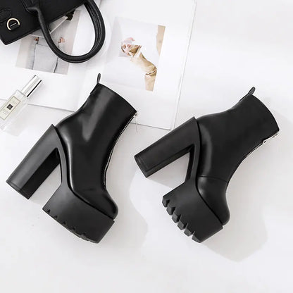 Bottes compensées chic pour femme