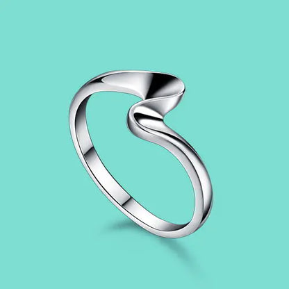 Captivating Silver Lightning Ring