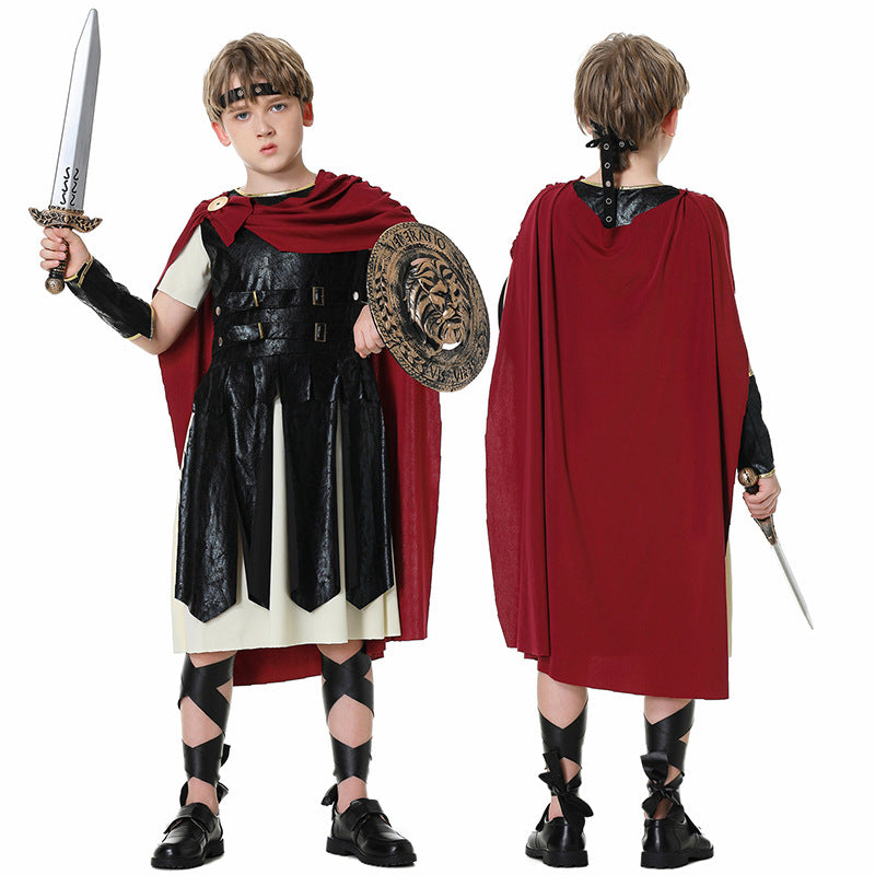 Roman Gladiator Halloween Costume for Cosplay