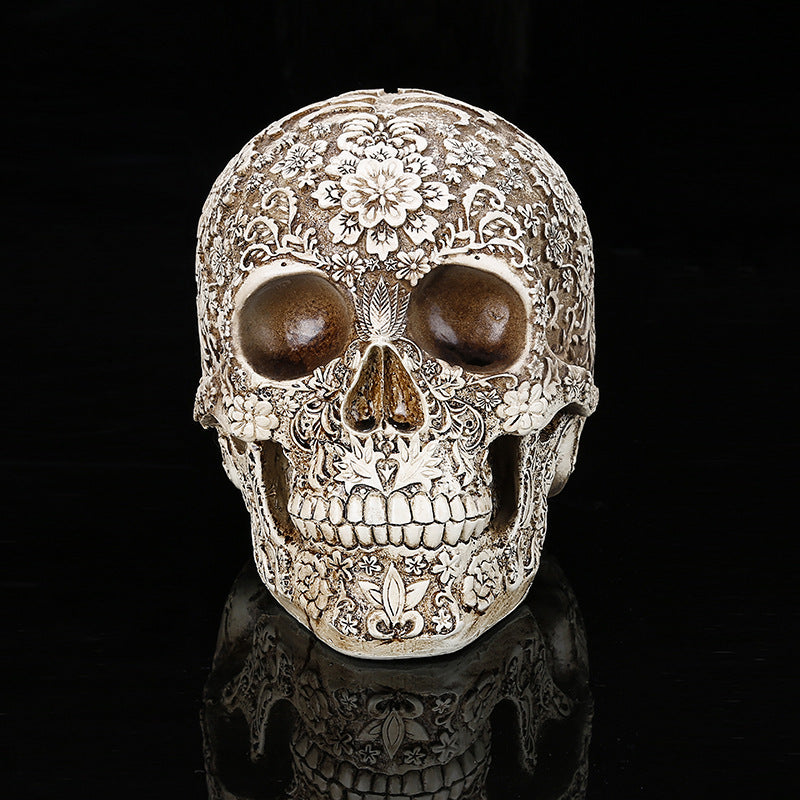 Resin Skull Head Medical Model for Halloween Decor