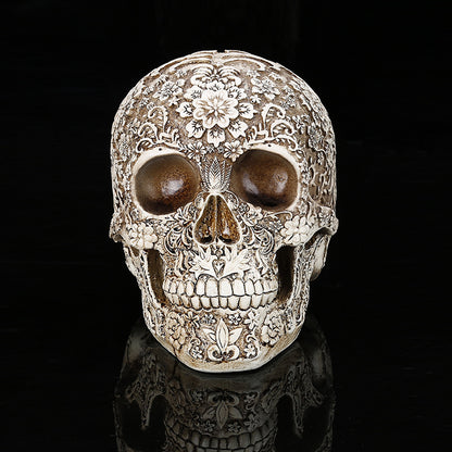 Resin Skull Head Medical Model for Halloween Decor