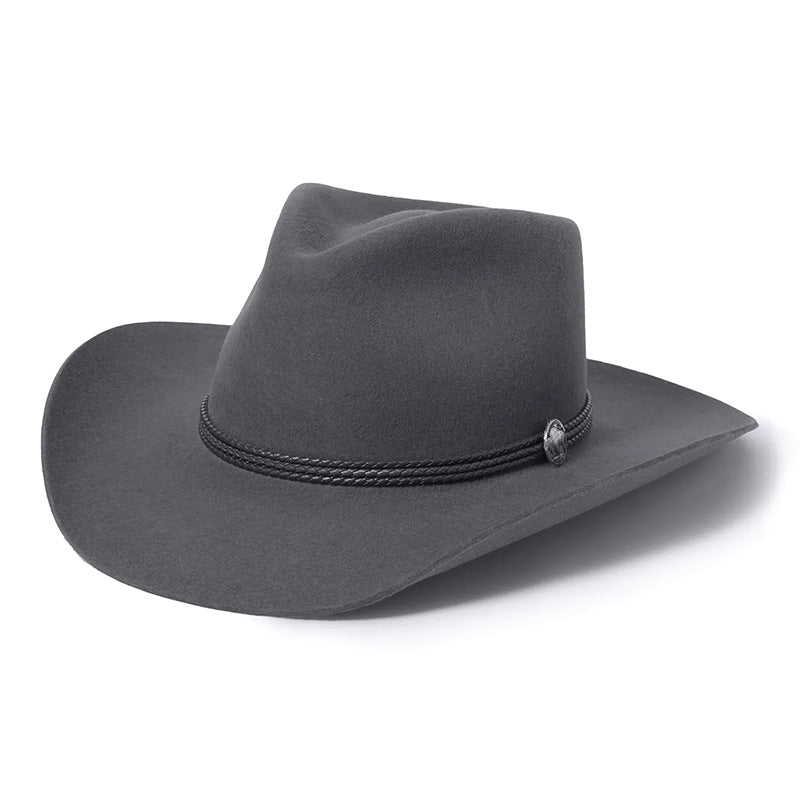New Cross-Border Wide Brim Cowboy Jazz Hat
