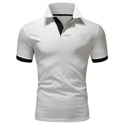 Men's Casual Cotton Polo Shirt for Meetings and Events