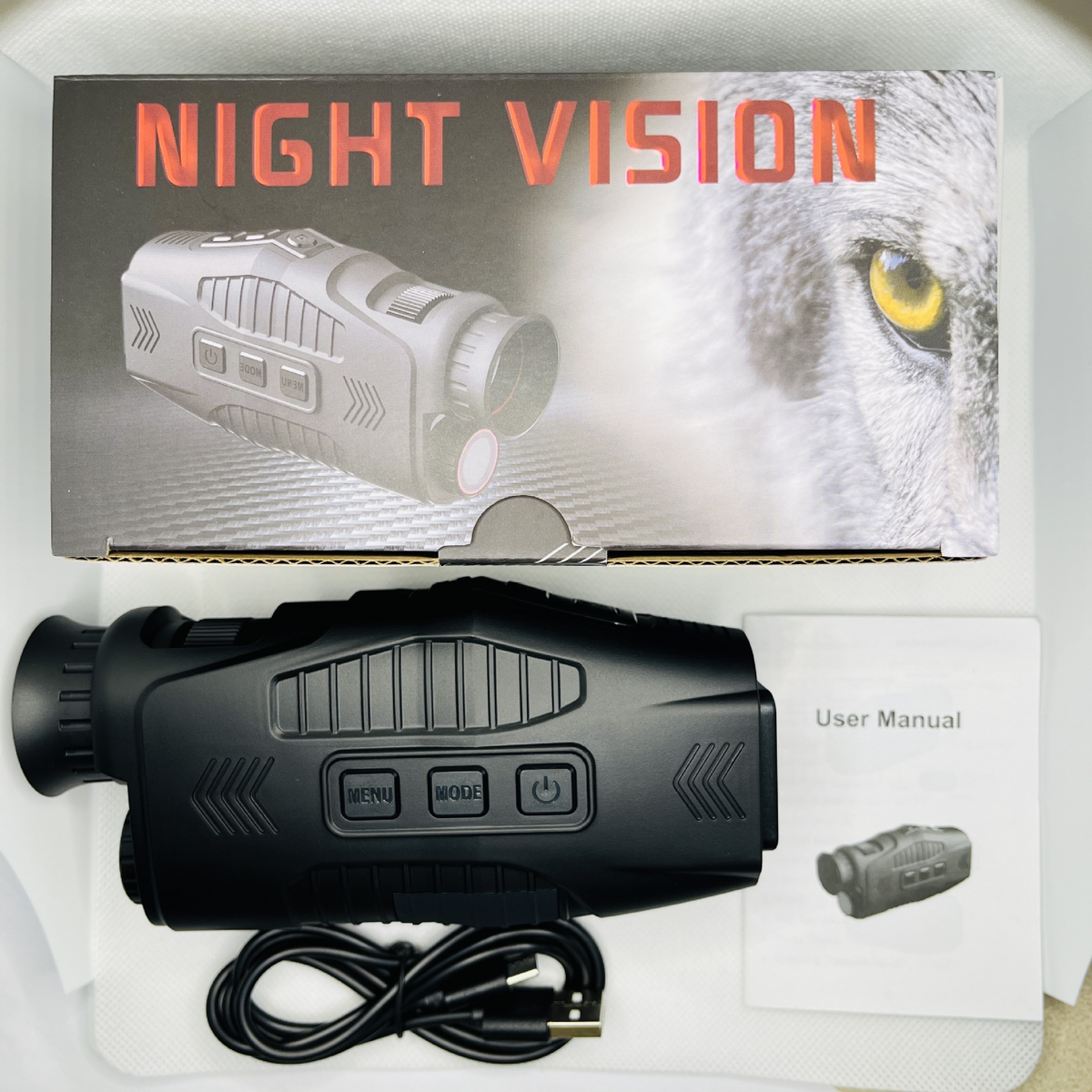 Vision nocturne infrarouge HD sans lumière 1080P