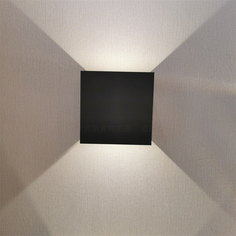 Creative Adjustable LED Square Wall Light for Outdoors