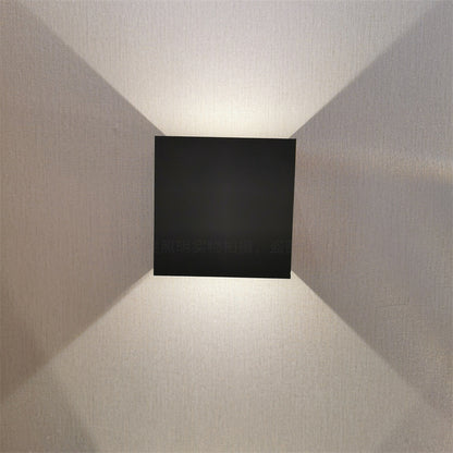 Creative Adjustable LED Square Wall Light for Outdoors