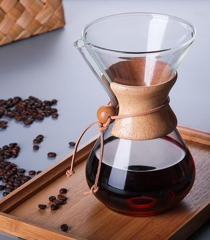Italian Heat-Resistant Coffee Pot for Pour Over Brewing