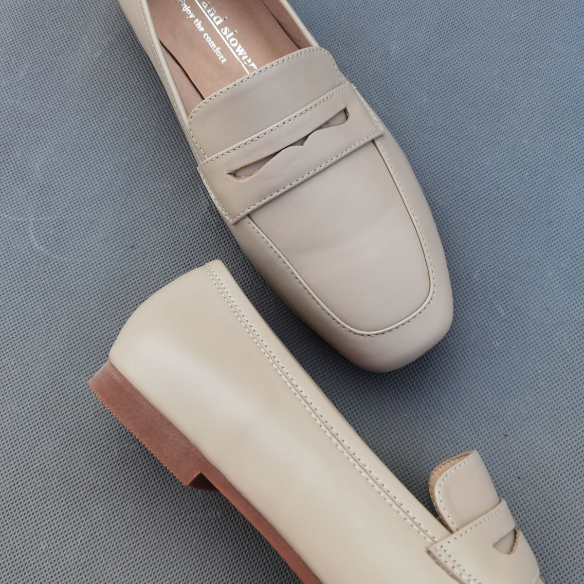 European Style Low-Heel Leather Women's Loafers XT-06