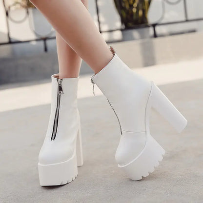 Bottes compensées chic pour femme