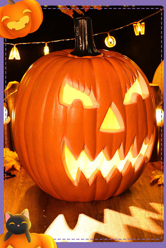 LED Pumpkin Lantern Decoration for Halloween Parties