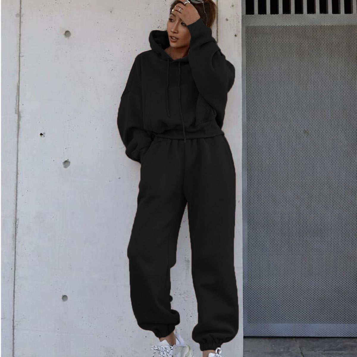 Women's Casual Hoodie and Tracksuit Set