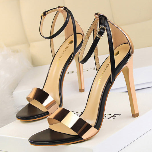 Colorful High Heeled Party Sandals for Women