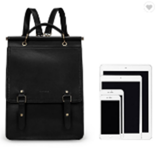 Glossy Leather Fashion Backpack