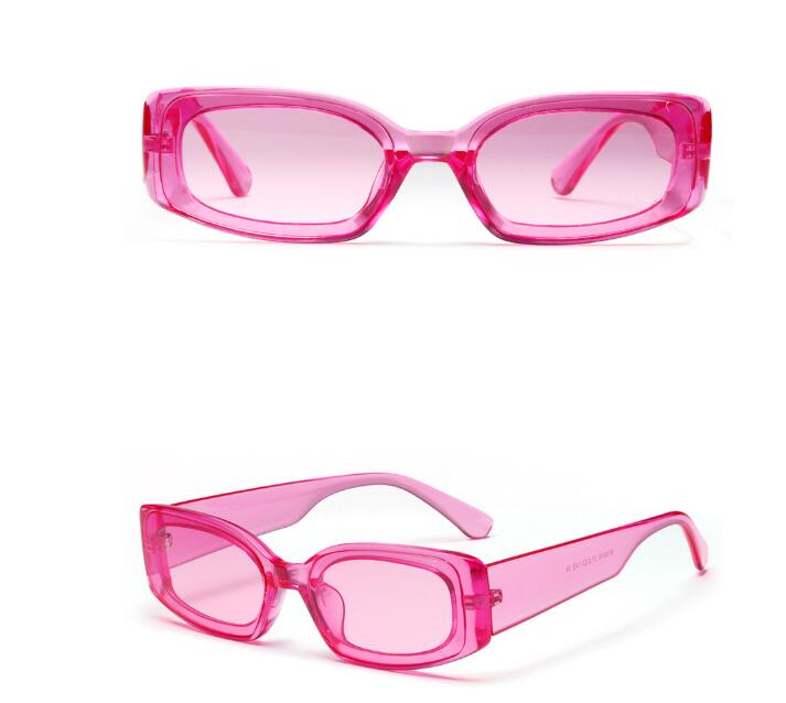 Candy Color Square Sunglasses for Men and Women