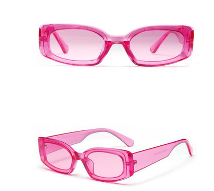 Candy Color Square Sunglasses for Men and Women